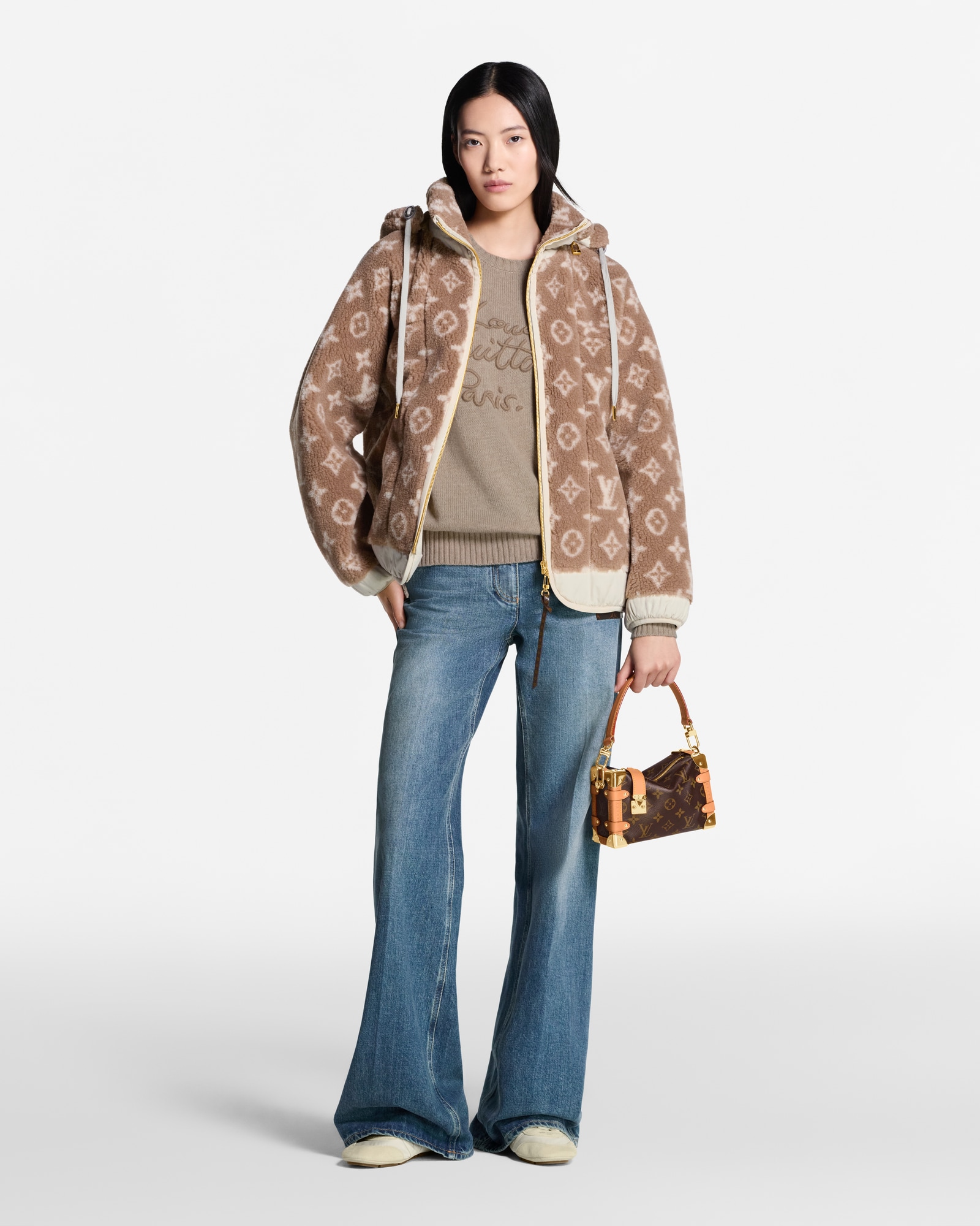 Louis Vuitton　フードのみ Monogram Fleece Hooded Jacket - Ready-to-Wear 1AIP54 | LOUIS VUITTON